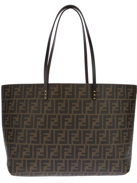 fendi monogram jacket|Fendi monogram shopper tote.